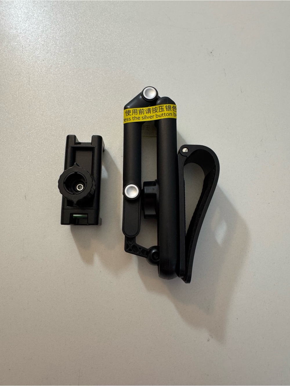 Universal Black cell phone Sun visor Clip Mount with Quick-Release Adapter